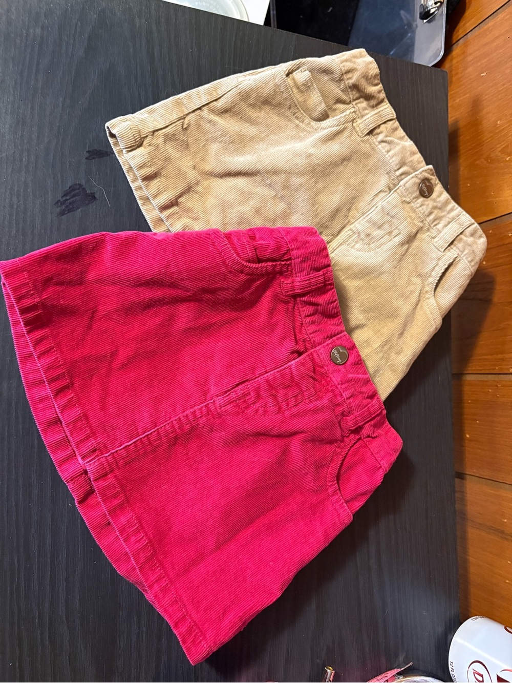 Old Navy Corduroy Skirt and Skort Set in Pink and Beige